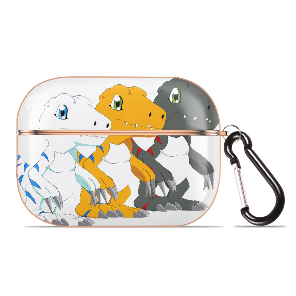 （画像用） Digimon デジタルモンスター/デジモン 【AirPods Pro用】ハードシェル保護ケース｜耐衝撃・防指紋・カラビナ付き商品仕様