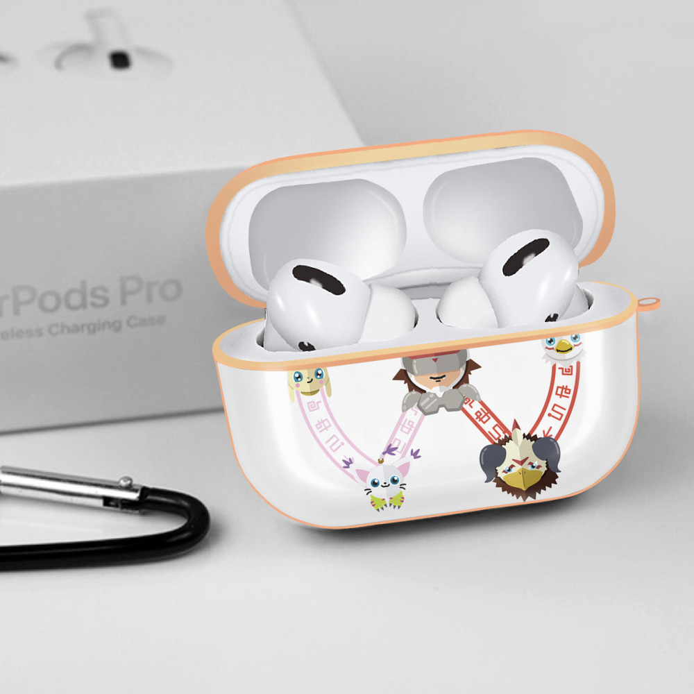 Digimon デジタルモンスター/デジモン 【AirPods Pro用】ハードシェル保護ケース｜耐衝撃・防指紋・カラビナ付き商品仕様