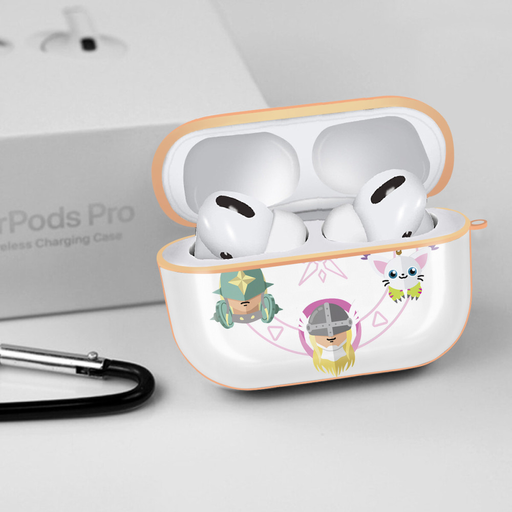 Digimon デジタルモンスター/デジモン 【AirPods Pro用】ハードシェル保護ケース｜耐衝撃・防指紋・カラビナ付き商品仕様
