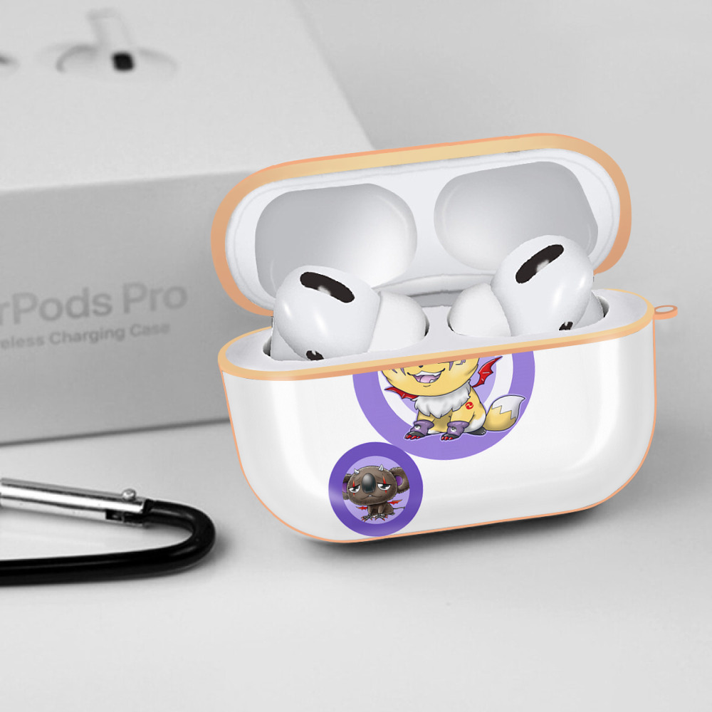 Digimon デジタルモンスター/デジモン 【AirPods Pro用】ハードシェル保護ケース｜耐衝撃・防指紋・カラビナ付き商品仕様