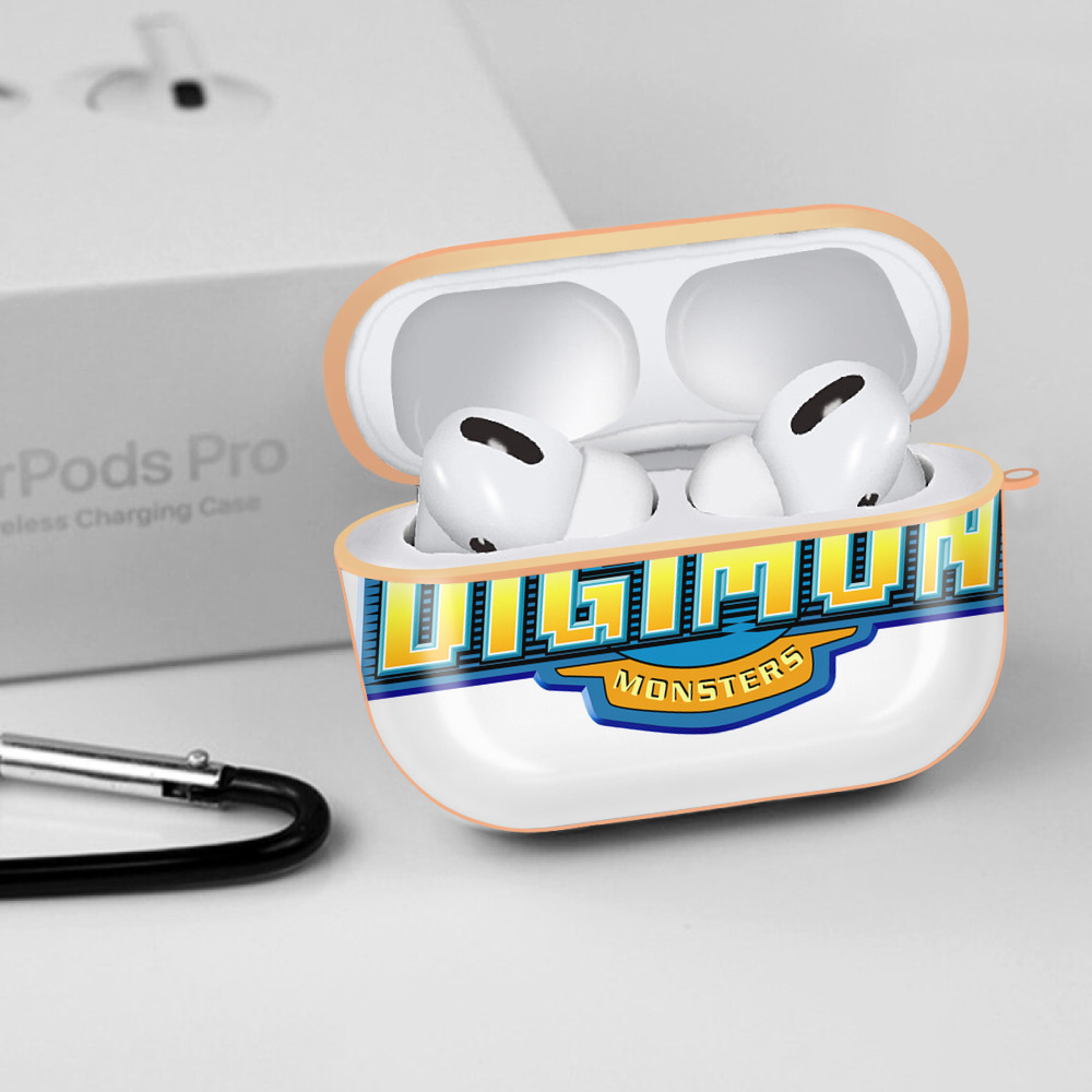 Digimon デジタルモンスター/デジモン 【AirPods Pro用】ハードシェル保護ケース｜耐衝撃・防指紋・カラビナ付き商品仕様