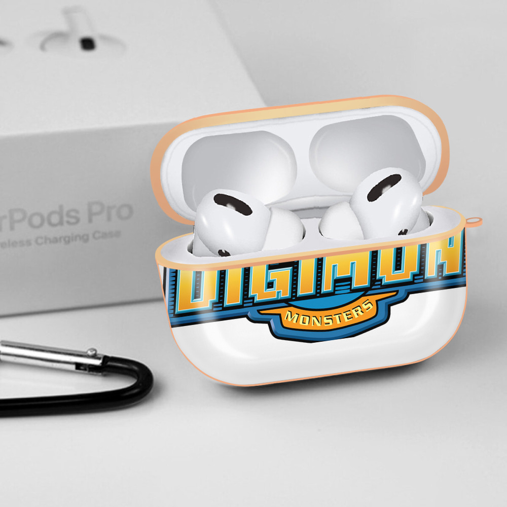 Digimon デジタルモンスター/デジモン 【AirPods Pro用】ハードシェル保護ケース｜耐衝撃・防指紋・カラビナ付き商品仕様