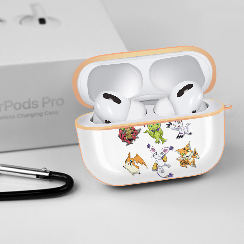 Digimon デジタルモンスター/デジモン 【AirPods Pro用】ハードシェル保護ケース｜耐衝撃・防指紋・カラビナ付き商品仕様