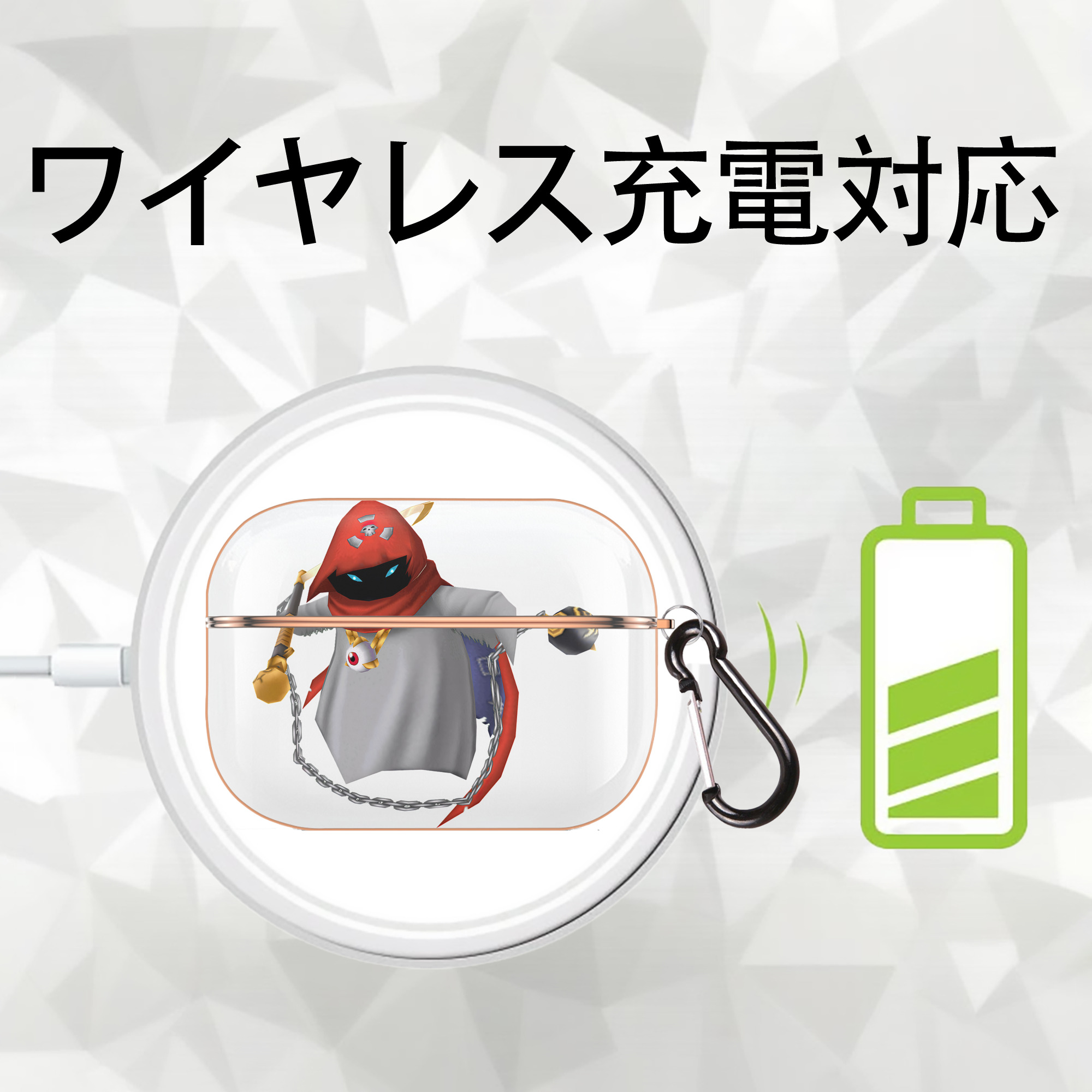 Digimon デジタルモンスター/デジモン 【AirPods Pro用】ハードシェル保護ケース｜耐衝撃・防指紋・カラビナ付き商品仕様