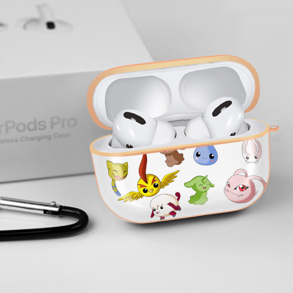 Digimon デジタルモンスター/デジモン 【AirPods Pro用】ハードシェル保護ケース｜耐衝撃・防指紋・カラビナ付き商品仕様